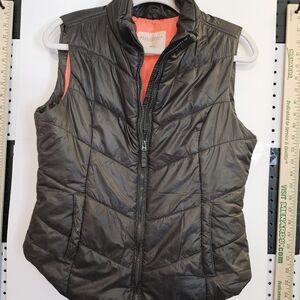 Aeropostale Dark Vest with Bright Inner Accent